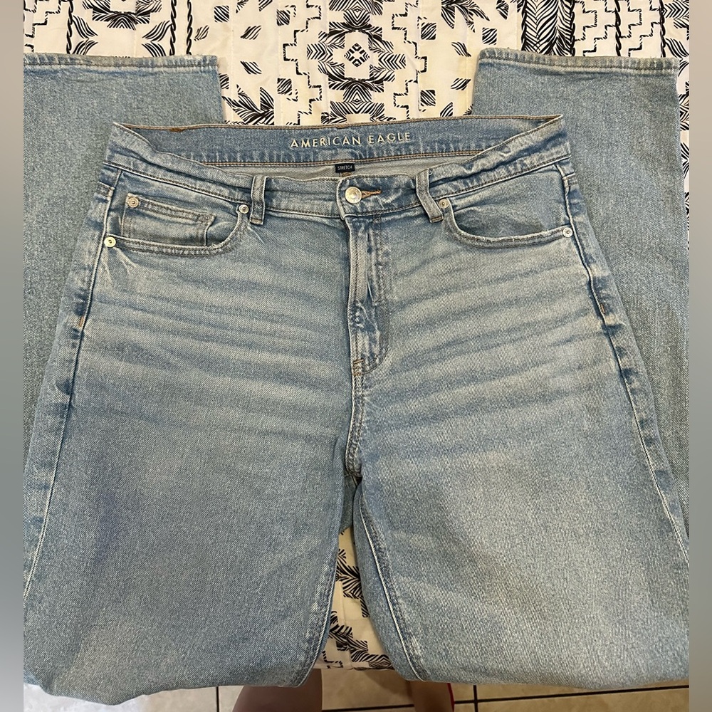 American Eagle Outfitters Women's Denim Straight Leg Jeans